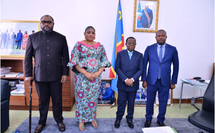  ENTRETIEN DU PRESIDENT DU SENAT AVEC LA DELEGATION DU BUREAU DE L’ASSEMBLEE PROVINCIALE DU KASAI CENTRAL