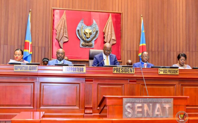  LE SENAT APPROUVE UNE NOUVELLE PROROGATION DE L&rsquo;ETAT DE SIEGE EN ITURI ET AU NORD-KIVU