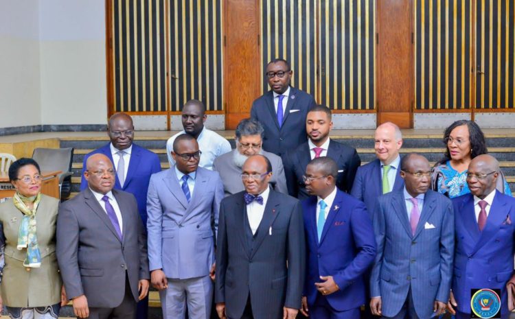  AUDIENCE ENTRE LE BUREAU PROVISOIRE DU SENAT ET LA FEDERATION DES ENTREPRISE DU CONGO, « FEC »                             
