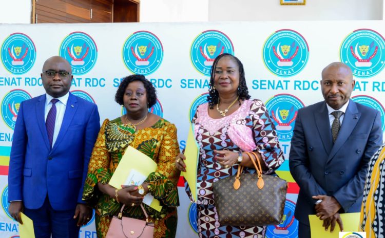 UNE DELEGATION DES SENATEURS DU TANGANYIKA RECU PAR LE PRESIDENT DU BUREAU PROVISOIRE