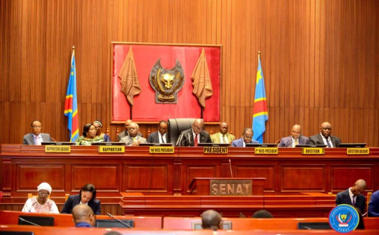  LE SENAT PROROGE L’ETAT DE SIEGE AU NORD-KIVU ET EN ITURI